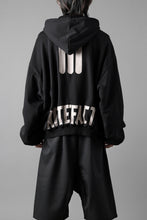 画像をギャラリービューアに読み込む, A.F ARTEFACT REVERSIBLE MA-1 HOODIE BLOUSON / COTTON-TERRY (BLACK)