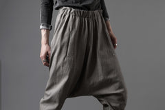 Load image into Gallery viewer, m.a+ elastic waist low crotch 2 pocket pants / P571/MJP1 (CARBON)