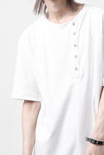 画像をギャラリービューアに読み込む, LEMURIA BIAS HENRY NECK S/S TOP #2 / MASTER HIGH GAUGE SMOOTH (WHITE)
