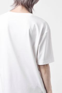 画像をギャラリービューアに読み込む, LEMURIA BIAS HENRY NECK S/S TOP #2 / MASTER HIGH GAUGE SMOOTH (WHITE)