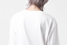 画像をギャラリービューアに読み込む, LEMURIA BIAS HENRY NECK S/S TOP #2 / MASTER HIGH GAUGE SMOOTH (WHITE)