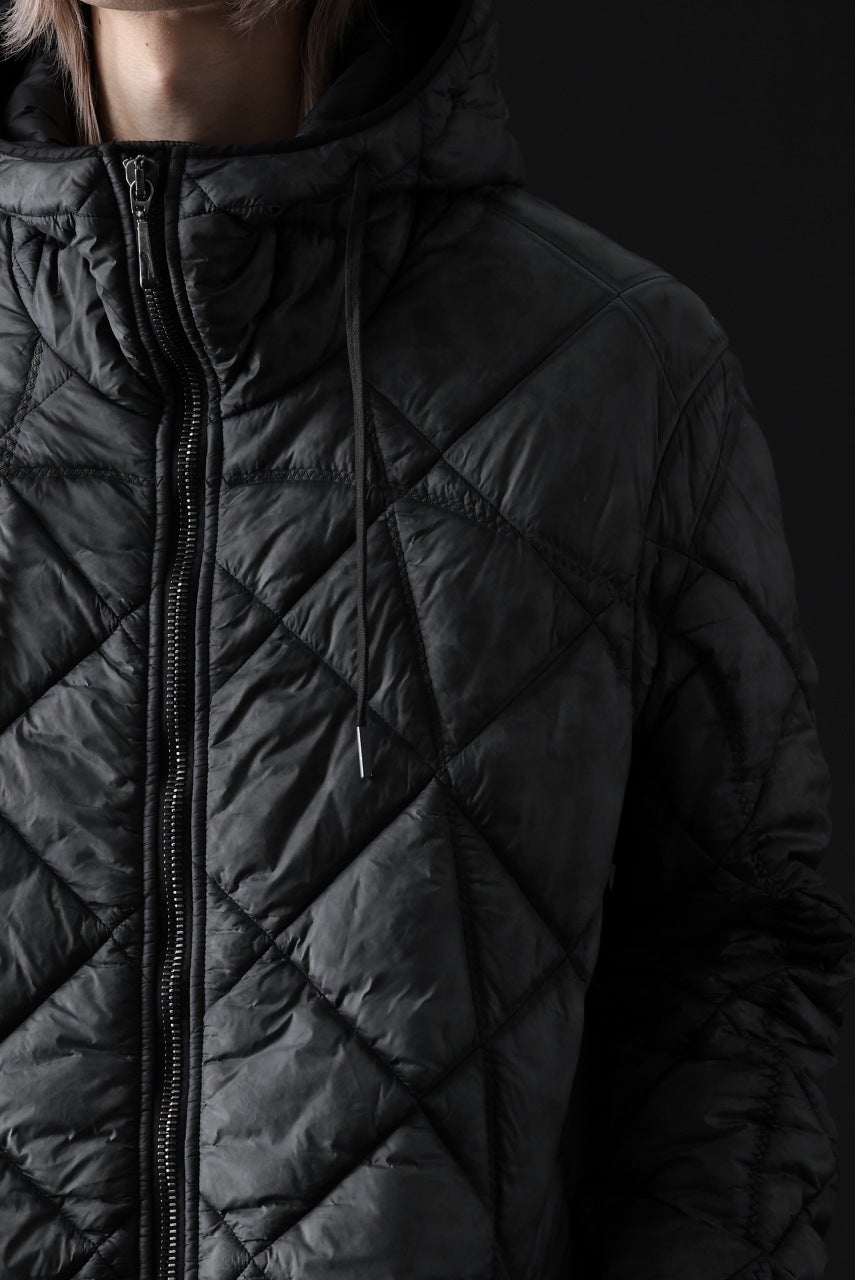 画像をギャラリービューアに読み込む, masnada QUILTED HOOD JACKET / OVER STUFFED PAPER NYLON (LEGION)