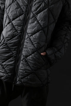 画像をギャラリービューアに読み込む, masnada QUILTED HOOD JACKET / OVER STUFFED PAPER NYLON (LEGION)