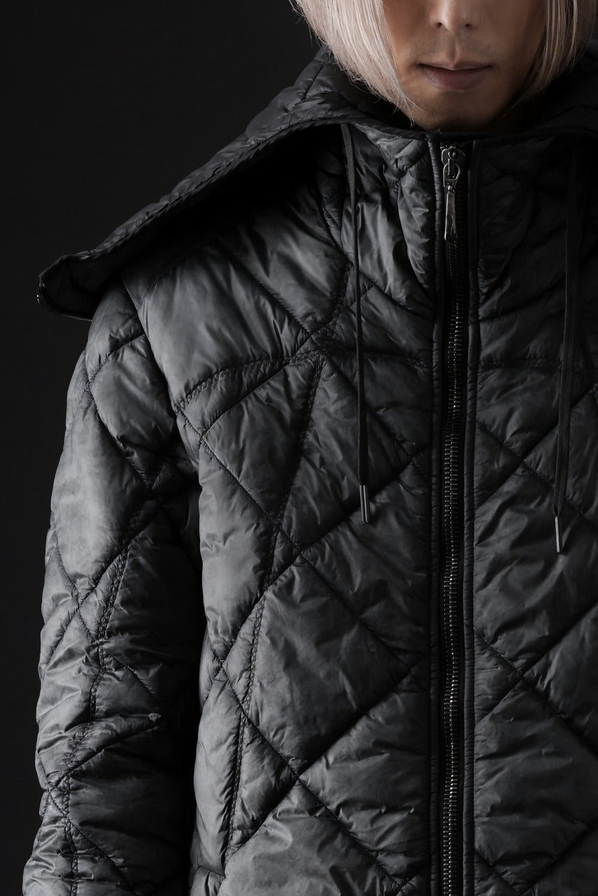 画像をギャラリービューアに読み込む, masnada QUILTED HOOD JACKET / OVER STUFFED PAPER NYLON (LEGION)