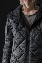 画像をギャラリービューアに読み込む, masnada QUILTED HOOD JACKET / OVER STUFFED PAPER NYLON (LEGION)