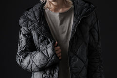画像をギャラリービューアに読み込む, masnada QUILTED HOOD JACKET / OVER STUFFED PAPER NYLON (LEGION)