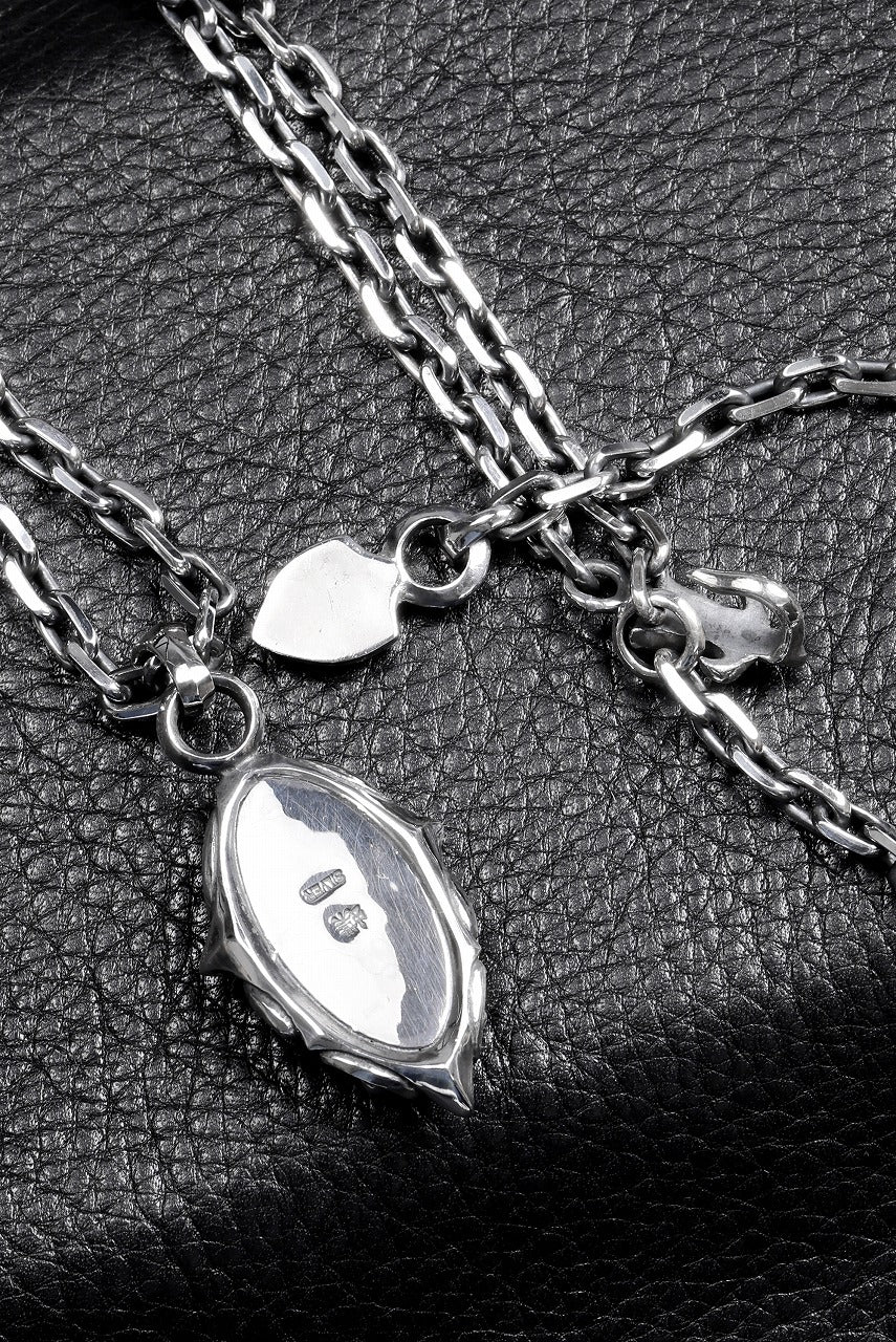 画像をギャラリービューアに読み込む, 【最短出荷可能】Loud Style Design - GET IN THE RING - DARK LUSTER - "LGN-003" SILVER NECKLACE