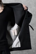 画像をギャラリービューアに読み込む, N/07 exclusive WIDE FLAP BOMBER JACKET / GAUDI SMOOTH JERSEY (BLACK)