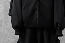 画像をギャラリービューアに読み込む, N/07 exclusive WIDE FLAP BOMBER JACKET / GAUDI SMOOTH JERSEY (BLACK)