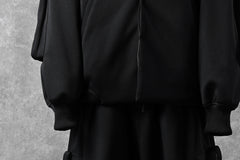 画像をギャラリービューアに読み込む, N/07 exclusive WIDE FLAP BOMBER JACKET / GAUDI SMOOTH JERSEY (BLACK)