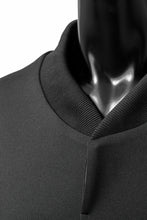 画像をギャラリービューアに読み込む, N/07 exclusive WIDE FLAP BOMBER JACKET / GAUDI SMOOTH JERSEY (BLACK)