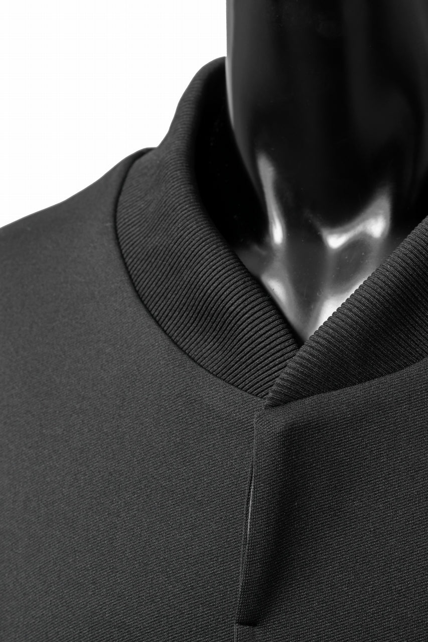 画像をギャラリービューアに読み込む, N/07 exclusive WIDE FLAP BOMBER JACKET / GAUDI SMOOTH JERSEY (BLACK)