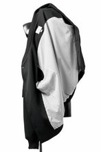 画像をギャラリービューアに読み込む, N/07 exclusive WIDE FLAP BOMBER JACKET / GAUDI SMOOTH JERSEY (BLACK)