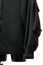 画像をギャラリービューアに読み込む, N/07 exclusive WIDE FLAP BOMBER JACKET / GAUDI SMOOTH JERSEY (BLACK)