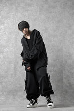 画像をギャラリービューアに読み込む, N/07 exclusive WIDE FLAP CARGO PANTS / GAUDI SMOOTH JERSEY (BLACK)