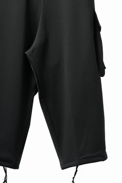 画像をギャラリービューアに読み込む, N/07 exclusive WIDE FLAP CARGO PANTS / GAUDI SMOOTH JERSEY (BLACK)