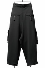画像をギャラリービューアに読み込む, N/07 exclusive WIDE FLAP CARGO PANTS / GAUDI SMOOTH JERSEY (BLACK)