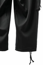 画像をギャラリービューアに読み込む, N/07 exclusive WIDE FLAP CARGO PANTS / GAUDI SMOOTH JERSEY (BLACK)