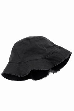 画像をギャラリービューアに読み込む, daub SOFT BUCKET HAT / L.TWILL (BLACK)