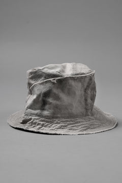 画像をギャラリービューアに読み込む, daub DYEING PATCHWORK BUCKET HAT / LIGHT CANVAS×STRIPE (DUST)