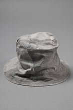 画像をギャラリービューアに読み込む, daub DYEING PATCHWORK BUCKET HAT / LIGHT CANVAS×STRIPE (DUST)