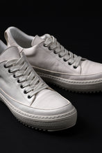 画像をギャラリービューアに読み込む, masnada LOW TOP SNEAKER / CALF SKIN LEATHER (CHALK)