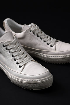 画像をギャラリービューアに読み込む, masnada LOW TOP SNEAKER / CALF SKIN LEATHER (CHALK)