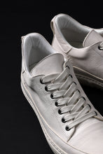 画像をギャラリービューアに読み込む, masnada LOW TOP SNEAKER / CALF SKIN LEATHER (CHALK)