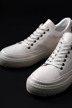 画像をギャラリービューアに読み込む, masnada LOW TOP SNEAKER / CALF SKIN LEATHER (CHALK)