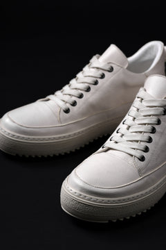 画像をギャラリービューアに読み込む, masnada LOW TOP SNEAKER / CALF SKIN LEATHER (CHALK)