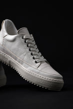 画像をギャラリービューアに読み込む, masnada LOW TOP SNEAKER / CALF SKIN LEATHER (CHALK)