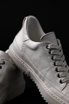 画像をギャラリービューアに読み込む, masnada LOW TOP SNEAKER / CALF SKIN LEATHER (CHALK)