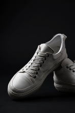 画像をギャラリービューアに読み込む, masnada LOW TOP SNEAKER / CALF SKIN LEATHER (CHALK)