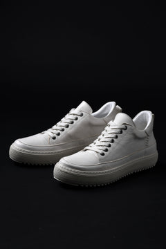 画像をギャラリービューアに読み込む, masnada LOW TOP SNEAKER / CALF SKIN LEATHER (CHALK)