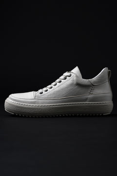 画像をギャラリービューアに読み込む, masnada LOW TOP SNEAKER / CALF SKIN LEATHER (CHALK)