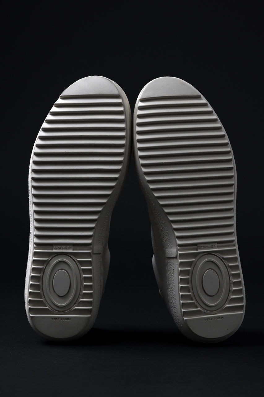 画像をギャラリービューアに読み込む, masnada LOW TOP SNEAKER / CALF SKIN LEATHER (CHALK)