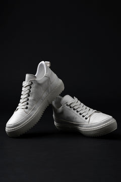 画像をギャラリービューアに読み込む, masnada LOW TOP SNEAKER / CALF SKIN LEATHER (CHALK)
