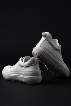 画像をギャラリービューアに読み込む, masnada LOW TOP SNEAKER / CALF SKIN LEATHER (CHALK)