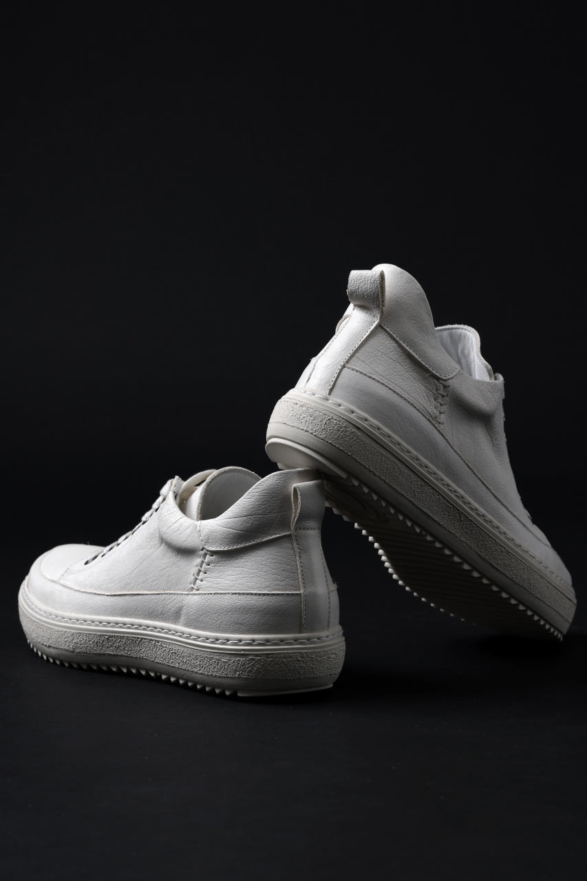 画像をギャラリービューアに読み込む, masnada LOW TOP SNEAKER / CALF SKIN LEATHER (CHALK)