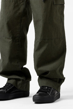 画像をギャラリービューアに読み込む, N/07 MILITARY TROUSERS M47 / LIGHT-WEIGHT DUCK (OLIVE)