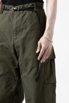 画像をギャラリービューアに読み込む, N/07 MILITARY TROUSERS M47 / LIGHT-WEIGHT DUCK (OLIVE)