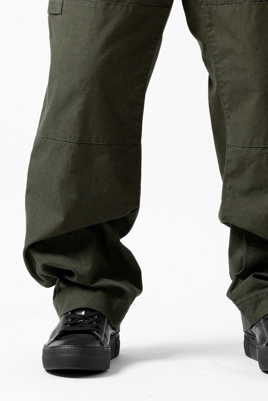 画像をギャラリービューアに読み込む, N/07 MILITARY TROUSERS M47 / LIGHT-WEIGHT DUCK (OLIVE)