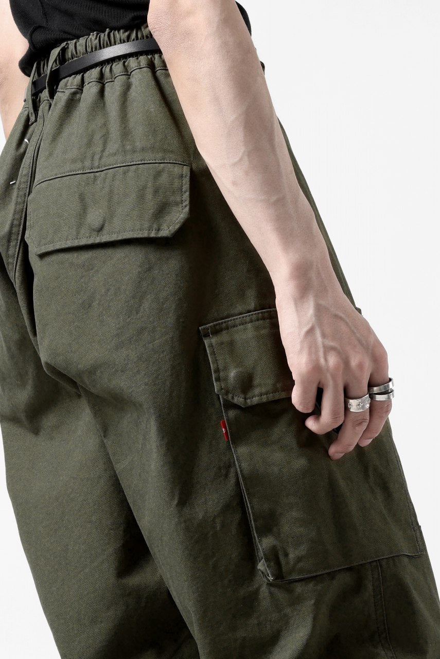 画像をギャラリービューアに読み込む, N/07 MILITARY TROUSERS M47 / LIGHT-WEIGHT DUCK (OLIVE)
