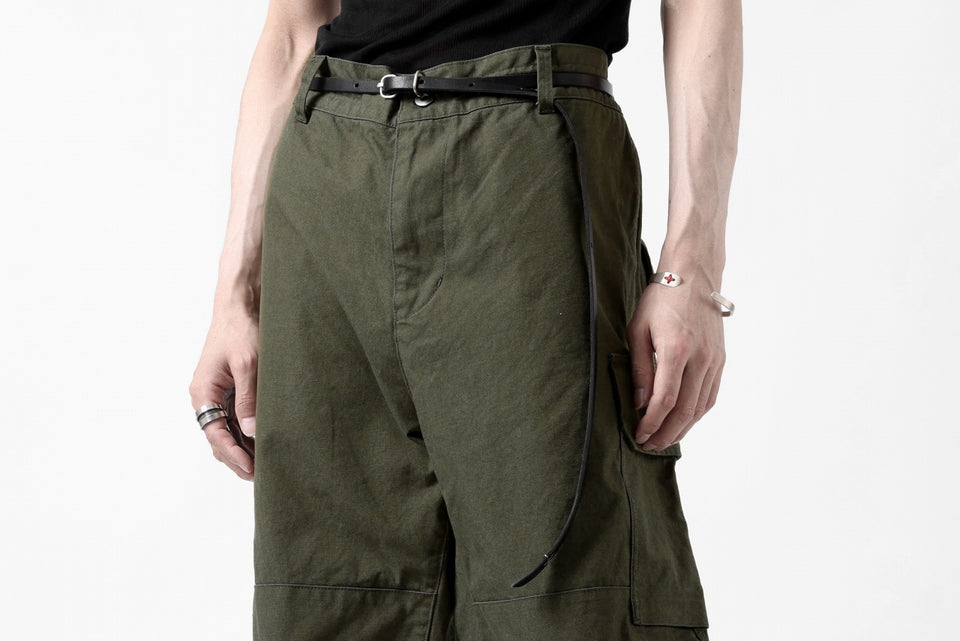 画像をギャラリービューアに読み込む, N/07 MILITARY TROUSERS M47 / LIGHT-WEIGHT DUCK (OLIVE)