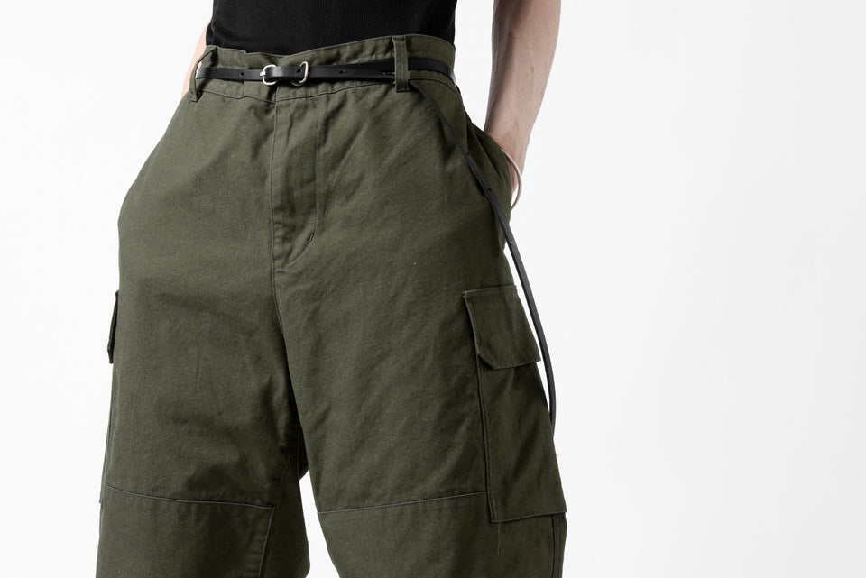 画像をギャラリービューアに読み込む, N/07 MILITARY TROUSERS M47 / LIGHT-WEIGHT DUCK (OLIVE)