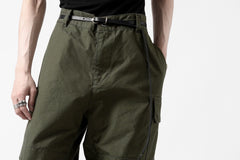 画像をギャラリービューアに読み込む, N/07 MILITARY TROUSERS M47 / LIGHT-WEIGHT DUCK (OLIVE)
