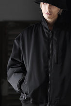 画像をギャラリービューアに読み込む, th products 3D Collar MA-1 / wool gabardine (black)