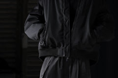 画像をギャラリービューアに読み込む, th products 3D Collar MA-1 / wool gabardine (black)