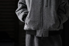 画像をギャラリービューアに読み込む, TARO HORIUCHI / th products 3D Collar MA-1 / herringbone tweed (gray)