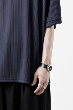 画像をギャラリービューアに読み込む, N/07 DOLMAN SHORT SLEEVE TEE / AQUASUITING THICK RIB (MIDNIGHT)